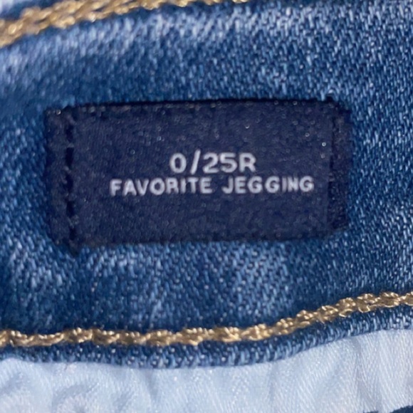 light blue gap favorite jeggings size 0 - Picture 3 of 5